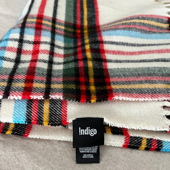 Hat and scarf set - Alpaca wool hat, plus Indigo soft knit scarf with fringe - Picture 9 of 12